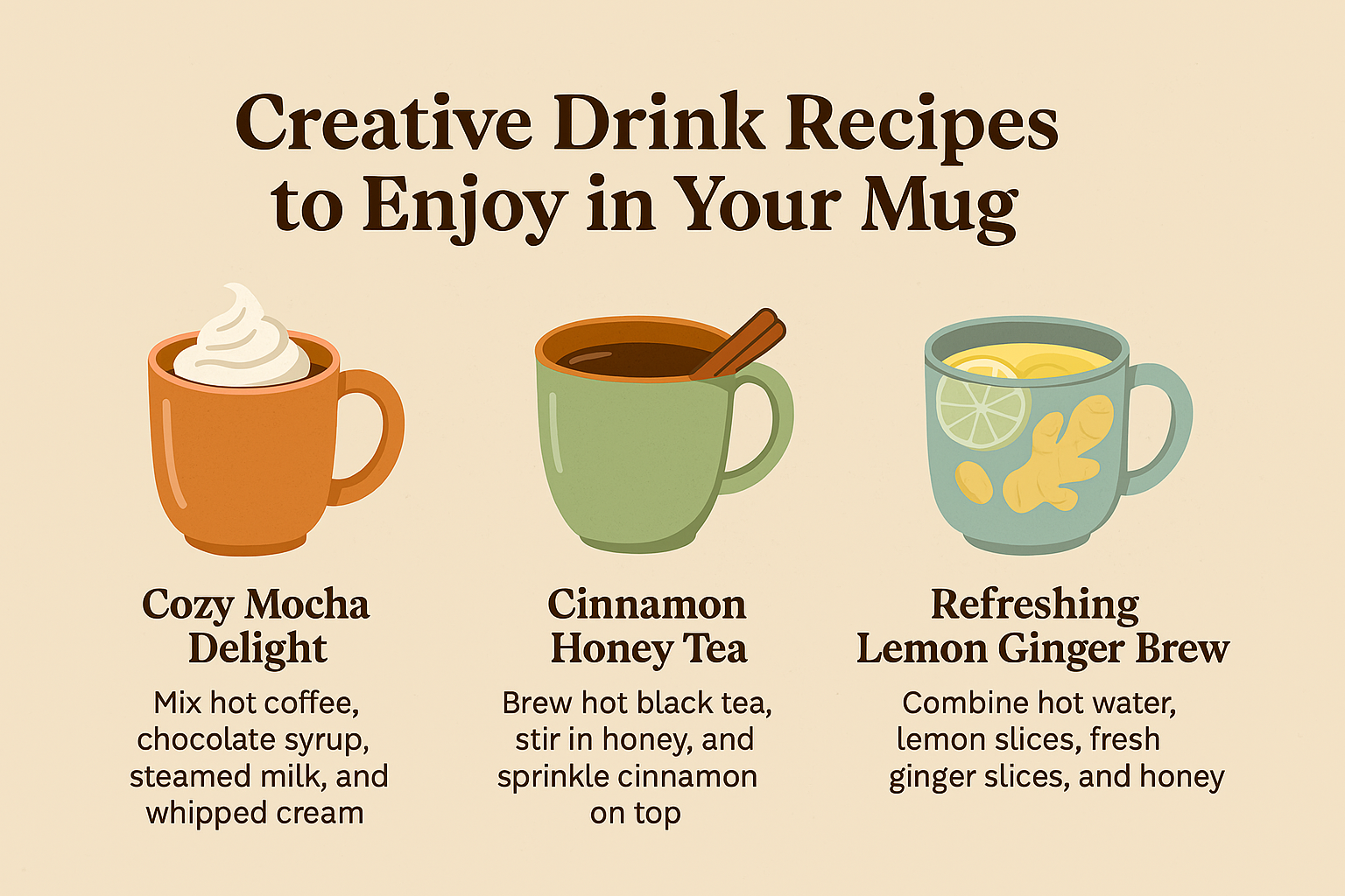 Creative Drink Recipes to Enjoy in Your Mug